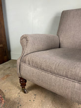 Load image into Gallery viewer, Large Victorian Armchair by Jas Shoolbred
