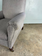 Load image into Gallery viewer, Large Victorian Armchair by Jas Shoolbred