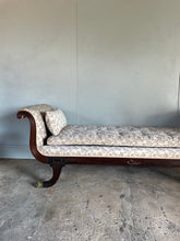 Load image into Gallery viewer, Regency Settee with a Scroll End