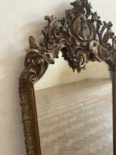 Load image into Gallery viewer, Circa 1800 Gilded French Mirror with orginal glass
