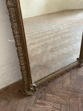 Load image into Gallery viewer, Circa 1800 Gilded French Mirror with orginal glass