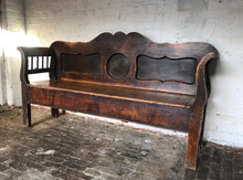 Load image into Gallery viewer, Antique Hungarian Bench