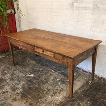 Load image into Gallery viewer, Antique French Cherry Wood Kitchen Table