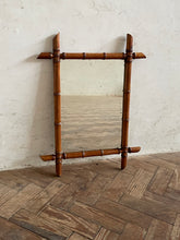 Load image into Gallery viewer, French Bamboo Mirror