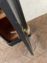 Load image into Gallery viewer, Edwardian Pot Cupboard with later added marble top.
