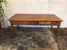 Load image into Gallery viewer, Antique French Cherry Wood Kitchen Table