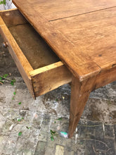 Load image into Gallery viewer, Antique French Cherry Wood Kitchen Table
