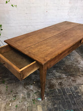 Load image into Gallery viewer, Antique French Cherry Wood Kitchen Table