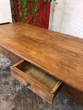 Load image into Gallery viewer, Antique French Cherry Wood Kitchen Table