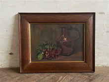 Load image into Gallery viewer, Copper Jug & Radishes: French Oil on Board