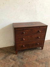 Load image into Gallery viewer, Beautiful Victorian Chest of Drawers with Brushing Tray.