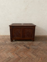 Load image into Gallery viewer, 18th Century Carved Oak Chest