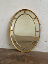 Load image into Gallery viewer, Oval Gilded Mirror