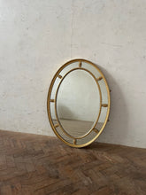 Load image into Gallery viewer, Oval Gilded Mirror
