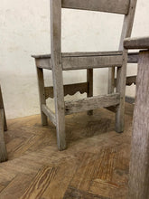 Load image into Gallery viewer, Set of 6 Oak Chairs, French circa 1940s.