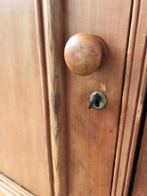 Load image into Gallery viewer, Antique Pine Housekeeper’s Cupboard