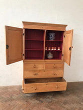 Load image into Gallery viewer, Antique Pine Housekeeper’s Cupboard