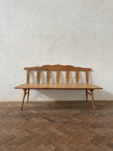 Load image into Gallery viewer, 1940's Oak Bench