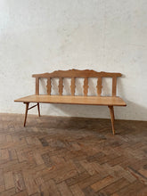 Load image into Gallery viewer, 1940's Oak Bench