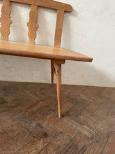 Load image into Gallery viewer, 1940's Oak Bench