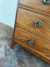 Load image into Gallery viewer, Georgian Mahogany Chest of Drawers with Inlay