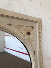 Load image into Gallery viewer, White Victorian Carved Panel Mirror