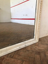Load image into Gallery viewer, White Victorian Carved Panel Mirror