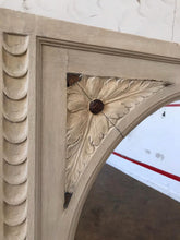 Load image into Gallery viewer, White Victorian Carved Panel Mirror