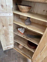 Load image into Gallery viewer, Antique Pine Larder Cupboard - Medium Sized