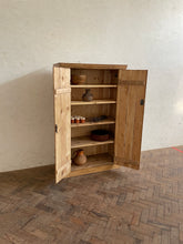 Load image into Gallery viewer, Antique Pine Larder Cupboard - Medium Sized