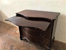 Load image into Gallery viewer, Mahogany Serpentine Chest of Drawers