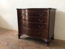 Load image into Gallery viewer, Mahogany Serpentine Chest of Drawers