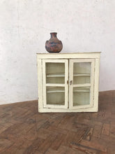Load image into Gallery viewer, Antique Painted Corner Cabinet