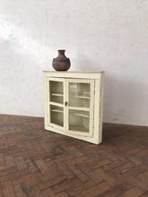 Load image into Gallery viewer, Antique Painted Corner Cabinet