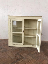 Load image into Gallery viewer, Antique Painted Corner Cabinet