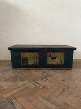 Load image into Gallery viewer, 19th C Folk Art Painted Chest