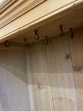 Load image into Gallery viewer, Tall Victorian Pine Larder with original lock and key.