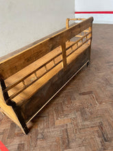 Load image into Gallery viewer, Antique Pine Settle, with storage