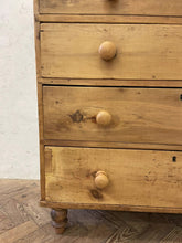 Load image into Gallery viewer, Antique Pine Chest of Drawers