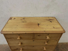Load image into Gallery viewer, Antique Pine Chest of Drawers