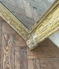 Load image into Gallery viewer, Simple French Overmantle Mirror - Old Paint