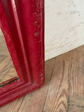 Load image into Gallery viewer, 19th Century Red Painted French Mirror