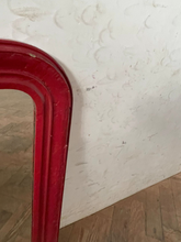 Load image into Gallery viewer, 19th Century Red Painted French Mirror