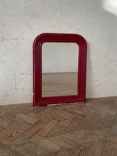 Load image into Gallery viewer, 19th Century Red Painted French Mirror