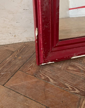 Load image into Gallery viewer, 19th Century Red Painted French Mirror