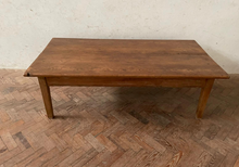 Load image into Gallery viewer, 19th C French Fruitwood Farmhouse Coffee Table