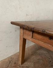 Load image into Gallery viewer, 19th C French Fruitwood Farmhouse Coffee Table