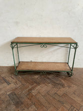 Load image into Gallery viewer, Wrought Iron Vintage Shoe Rack