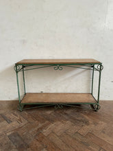 Load image into Gallery viewer, Wrought Iron Vintage Shoe Rack