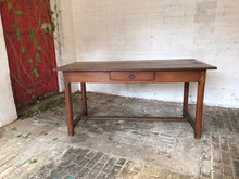 Load image into Gallery viewer, Antique French Farmhouse Table - shorter than usual.
